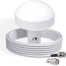 Antenna GPS Barca Marino Funghetto BNC E TNC 5M Compatibile Con Garmin GPSMAP MA