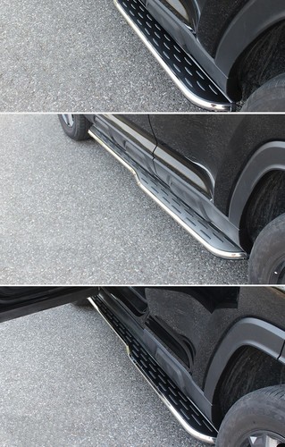 Running Boards Fits For VW ID.6 2021-2026 Side Step Pedal Nerf Bar - Foto 5 di 5
