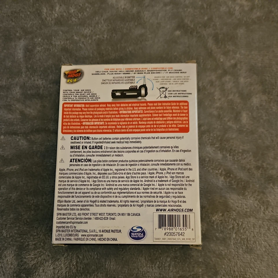 Air Hogs Link Remote Control Transmitter iOS Android Device RC Havoc Heli Cage - Image 2 of 2