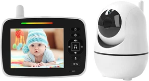 Kidsneed Baby Monitor - 3.5" Screen Video Baby Monitor with Camera and Audio - R