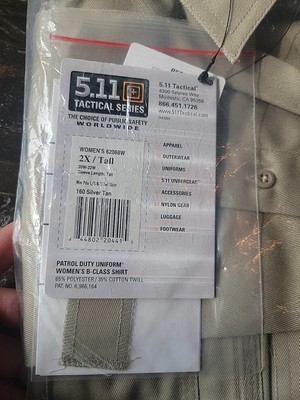 その他 ko 511 Tactical Shirt Womans 2XL TALL Tan Class B Uniform Long Sleeve