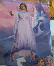 Elsa Frozen Adult Women's Halloween Costume Size L
