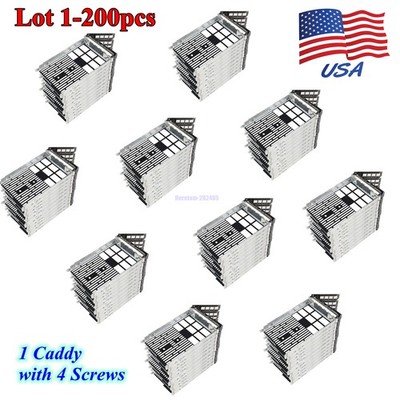 Lot 3.5'' Hard Drive Caddy HDD Tray KG1CH F238F for DELL R710 R720 R730 R410 R420