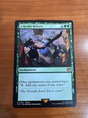 A REALM REBORN 196 R FINAL FANTASY MTG NM