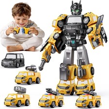 Gifts for 3 4 5 Year Old Boys, Toys for 3 4 5 Year Old Boys, 5-in-1 Transform...