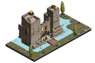 Dungeon Blocks The Riverside Fortress Game Map (Read Description)