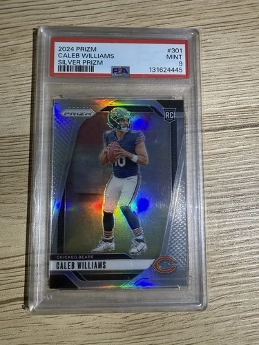 2024 Prizm Caleb Williams Silver Prizm #301 PSA 9 RC