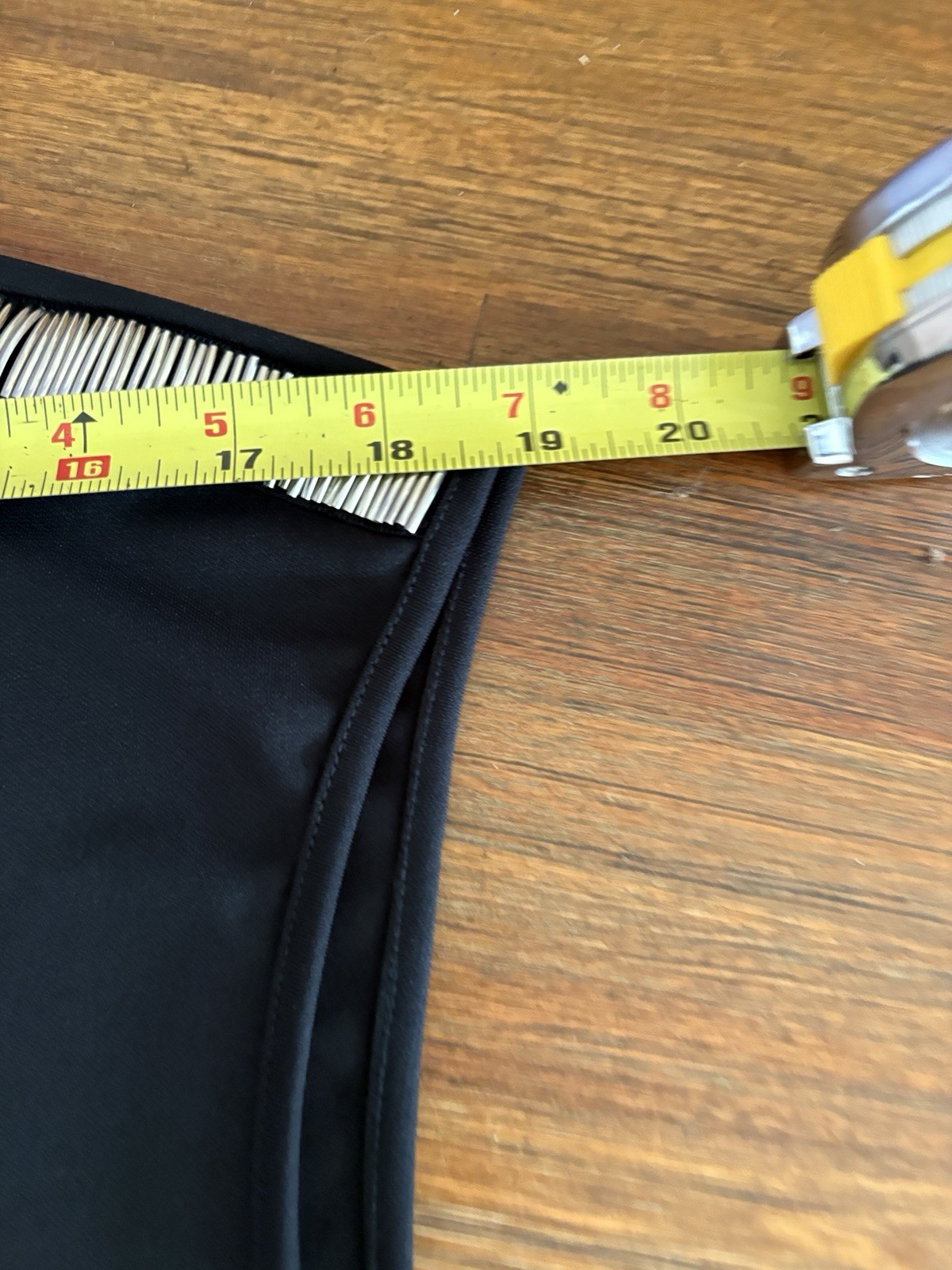 DKNY Basic Black Midi Slip Size Medium Dress V-Ne… - image 6