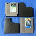 Nintendo Entertainment System NES Rad Racer 1 &2 Cartridge Game & Sleeves