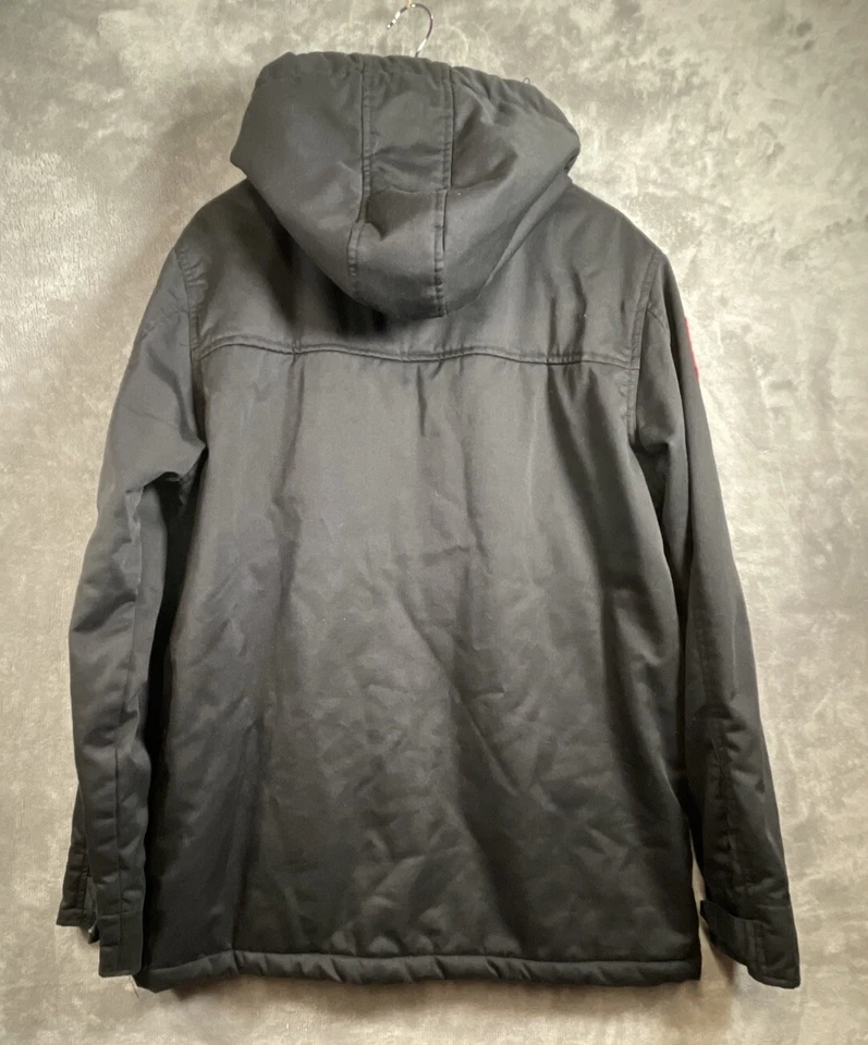 Abrigo con capucha Mulisha de metal para hombre XL negro cremallera completa abotonada calavera de metal Foto 2 de 4