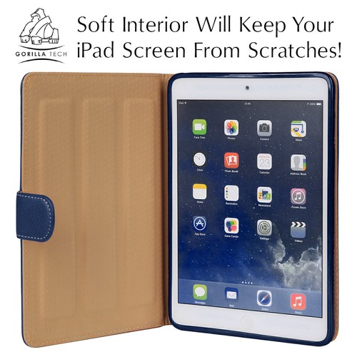 Leder iPad Case Smart Cover Pro 13/12.9/Air 11/10.9/10.2/9.7 Air2/Mini 6/5/4/3 - Bild 37 von 64