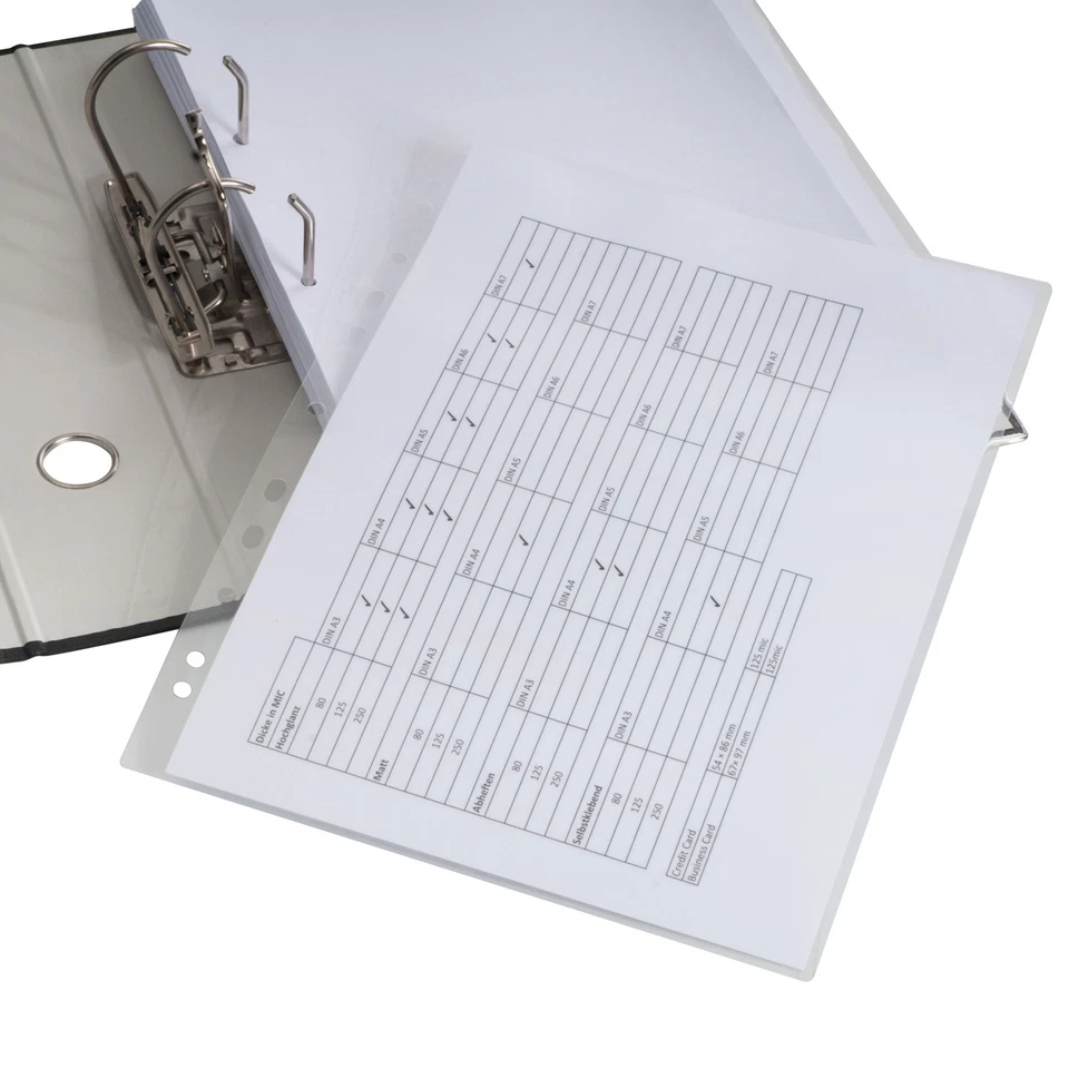OFFICE MARSHAL® Schutzfolie Laminierfolie für Arbeitsblätter Lehrmaterial Urkunden Zertifikate