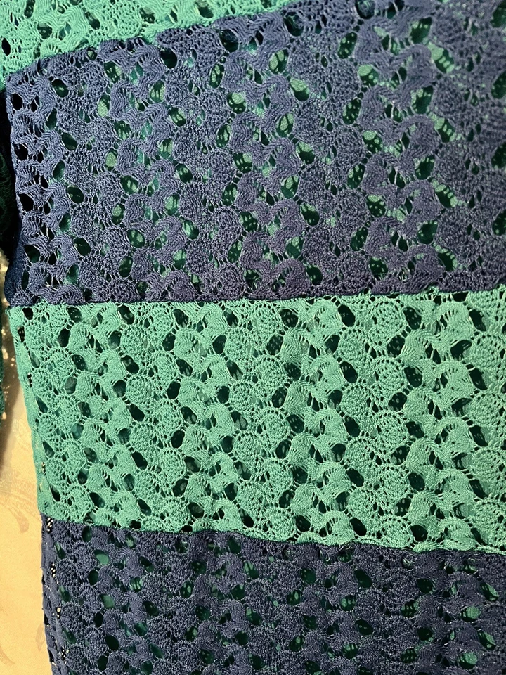 Speechless Size L Girl’s Knitted Layered Tank Shirt Blue Green D29 - Image 2 of 4