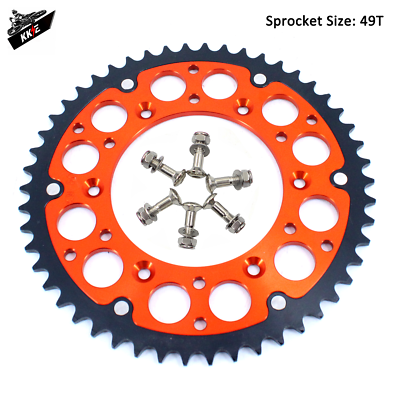 KKE 49T Rear Chain Sprocket For KTM EXC F SX XC XCW 125