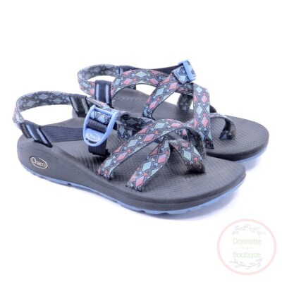 Chaco Cloud Trace Eclipse Bleu Sports Blue Red Teal