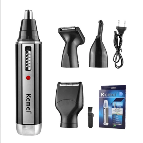 Mens 4 In 1 Rechargeable Hair Beard Eyebrow Ear Nose Shaver Trimmer Electric Kit - Picture 4 of 12