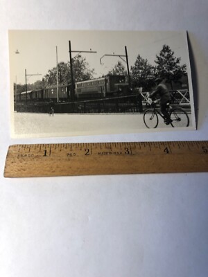 Vintage 1930 Beru Trolley Rail Road Train Photo
