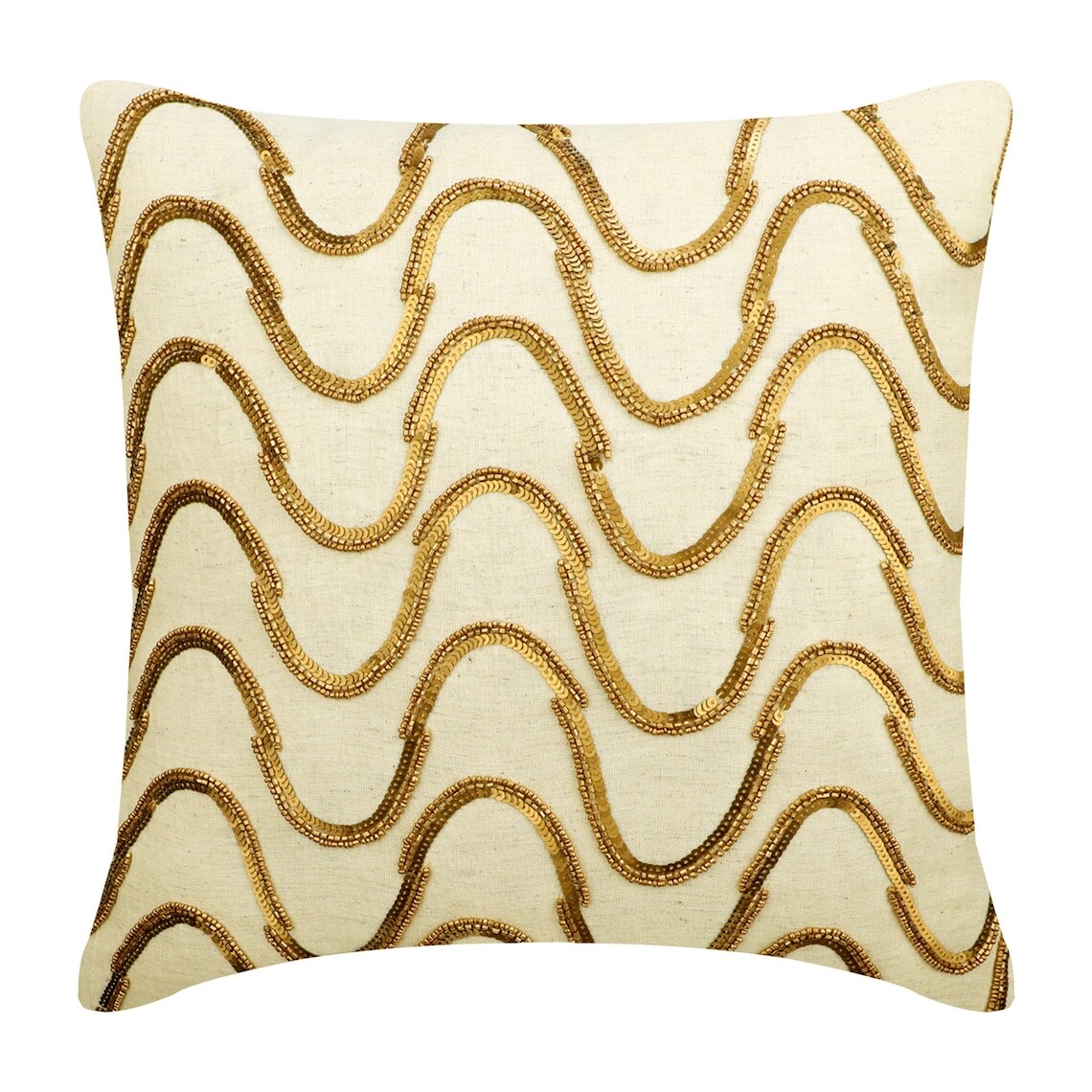 Decorative Pillow Cover Beige 16