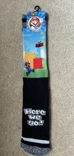 Super Mario Bros. Here We Go Crew Socks NEW