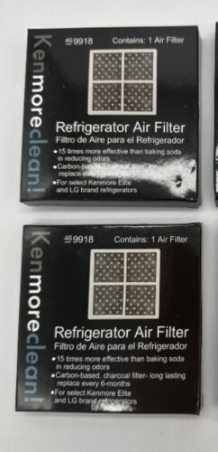 2 Pack Kenmore Elite 469918 Refrigerator Air Filter LG Lot 1 Year Supply 46 9918 - Picture 1 of 2