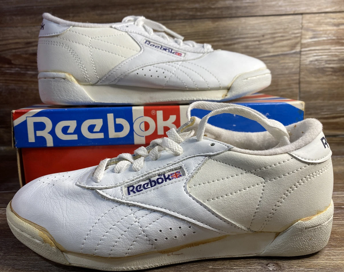 VTG DEAD STOCK Reebok Classic Freestyle Low Shoes Children Sz White | eBay