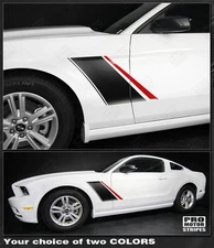 Ford Mustang Roush Style Fender Side Stripes Decals 2010 2011 2012 2013 2014  
