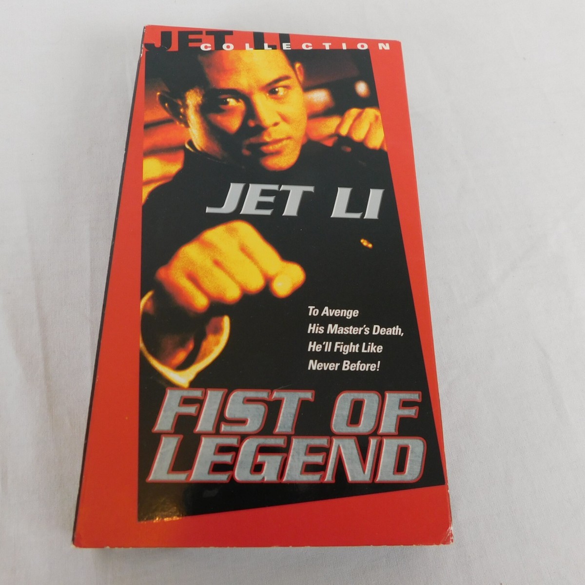 Lot of 2 Jet Li VHS Movies Deadly China Hero Subtitled 1997 Fist
