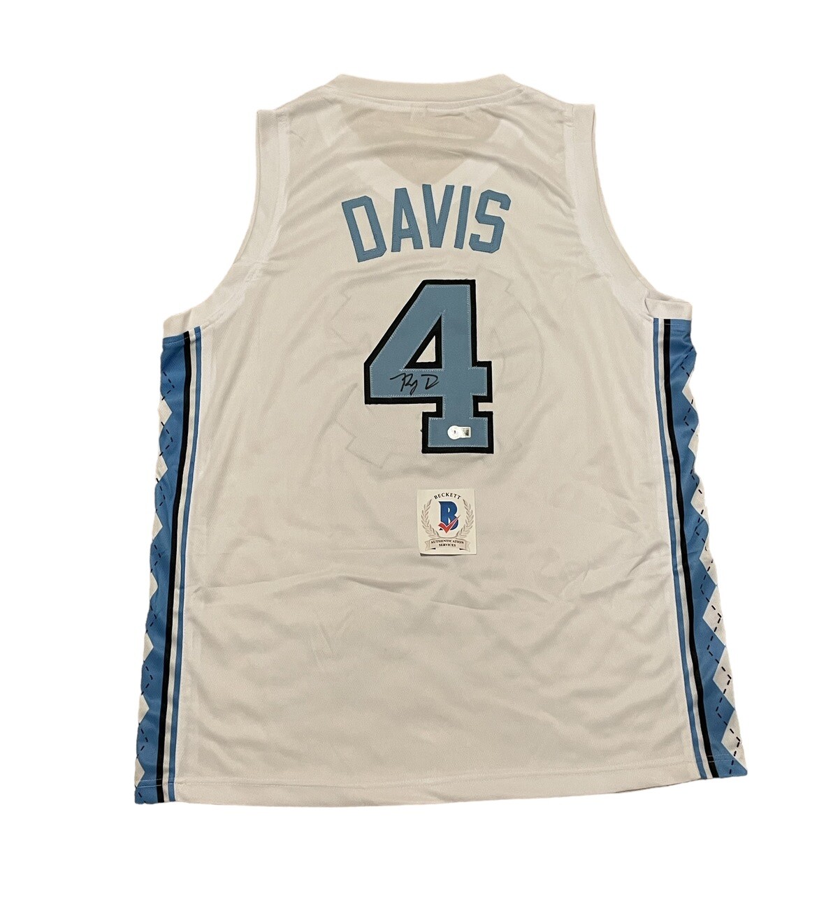 RJ Davis Autographed Signed North Carolina Tar Heels Jersey North Carolina TarHeels Auto Beckett 