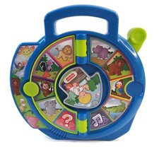 [See Video] See n Say Animals & Sounds 2015 Blue Fisher Price DVP80 TESTED WORKS