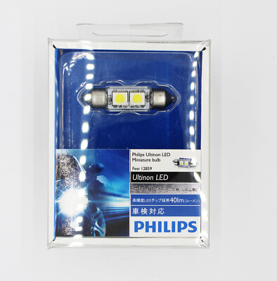PHILIPS 12859 38MM LED Festoon12V white light 6000K auto car lamp 128596000KX1