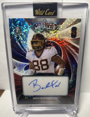 2024 Wild Card - BREVYN SPANN-FORD 1/1 RC AUTO SSP American Metallix Cowboys