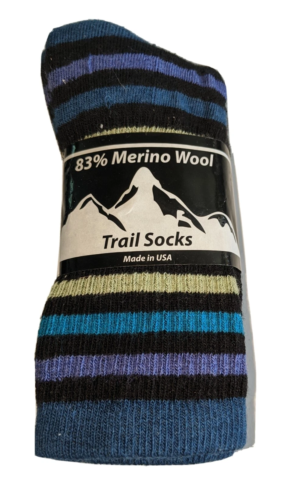 Womens' 83% Merino Wool Blend 2 Pair Socks Sz 9-11 , USA.