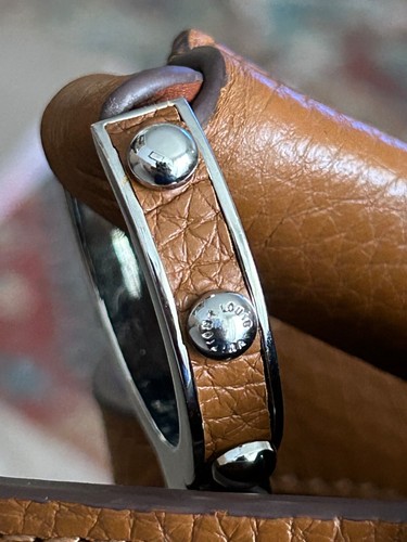 LOUIS VUITTON CAPUCHINES BAG BROWN LEATHER GUC AUTHENTIC! - Picture 15 of 23