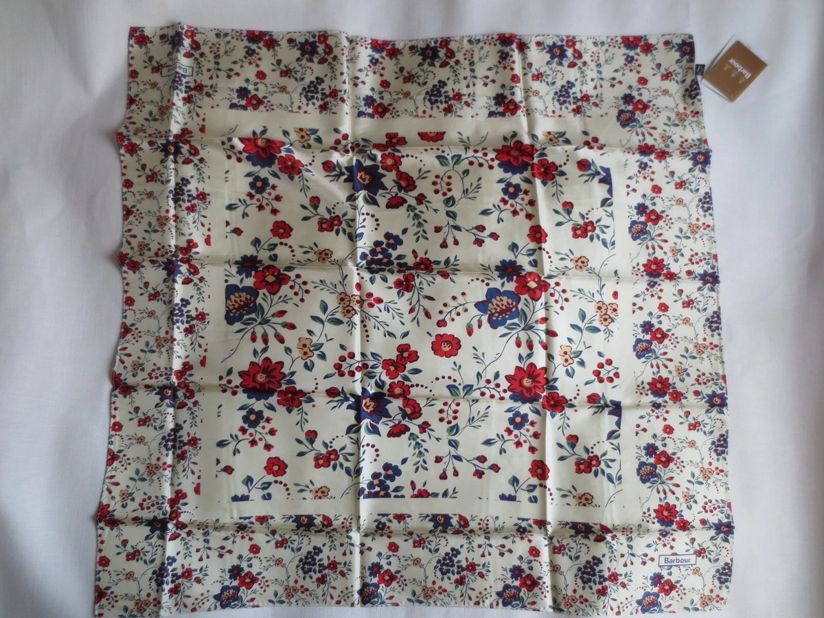 Barbour silk shop scarf