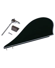 Golden Gate M-400A A-Style Mandolin Pickguard Assembly - Black/ White/ Black