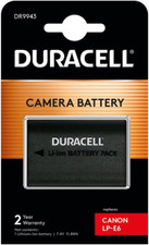 Duracell DR9943 Analog Canon LP-E6 Battery for EOS 60D 70D 7D 5D Mark 2 Mark 3 7