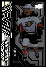 2022-23 SPx UD Black Obsidian Rookies Hunter Drew Rookie 174/499 Anaheim Ducks