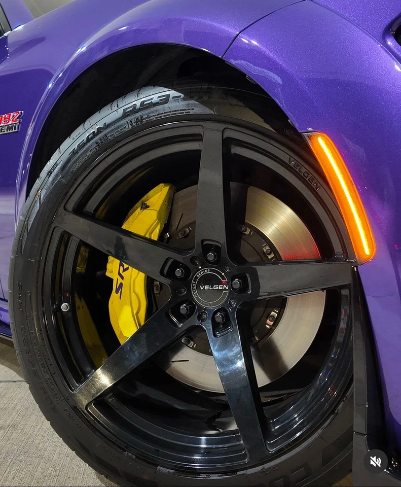 4件装LED侧标记灯前后适用于2015-2023道奇充电器烟熏镜头 — 第 2/3 张图片