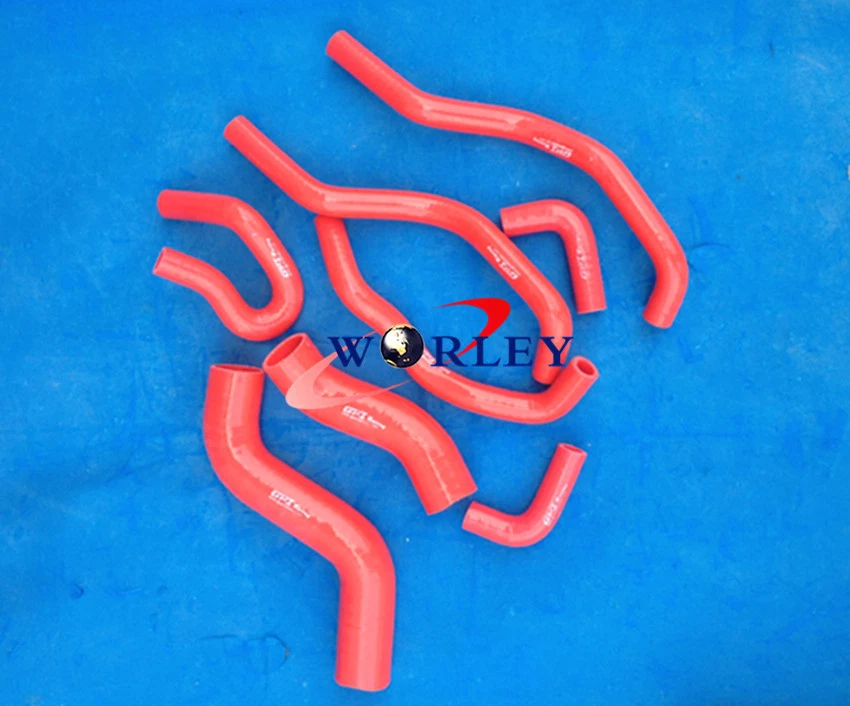 Silicone Radiator Hose Kit For TOYOTA Hilux KUN26R SR & SR5 3.0L 2005-2014 BLACK — 第 3/4 张图片