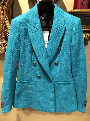 BLUELEA ブルレア Double button tweed jacket Bluelea ブルレアDouble Button Tweed Jacket（BLUELEA ブルレア