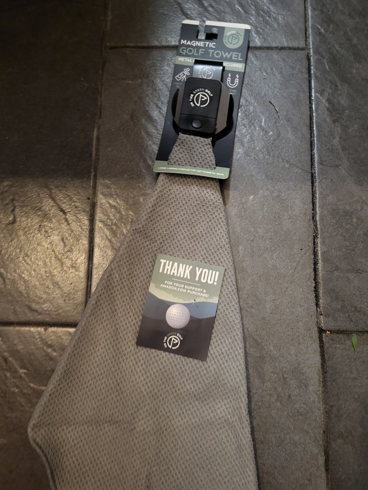 On The Green Golf Golf Towel With Metal Landing Pad eBay