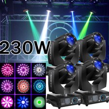 Gobo LED 230W 7R Moving Head DMX 16+8 prismi DJ bar luce palcoscenico con flightcase
