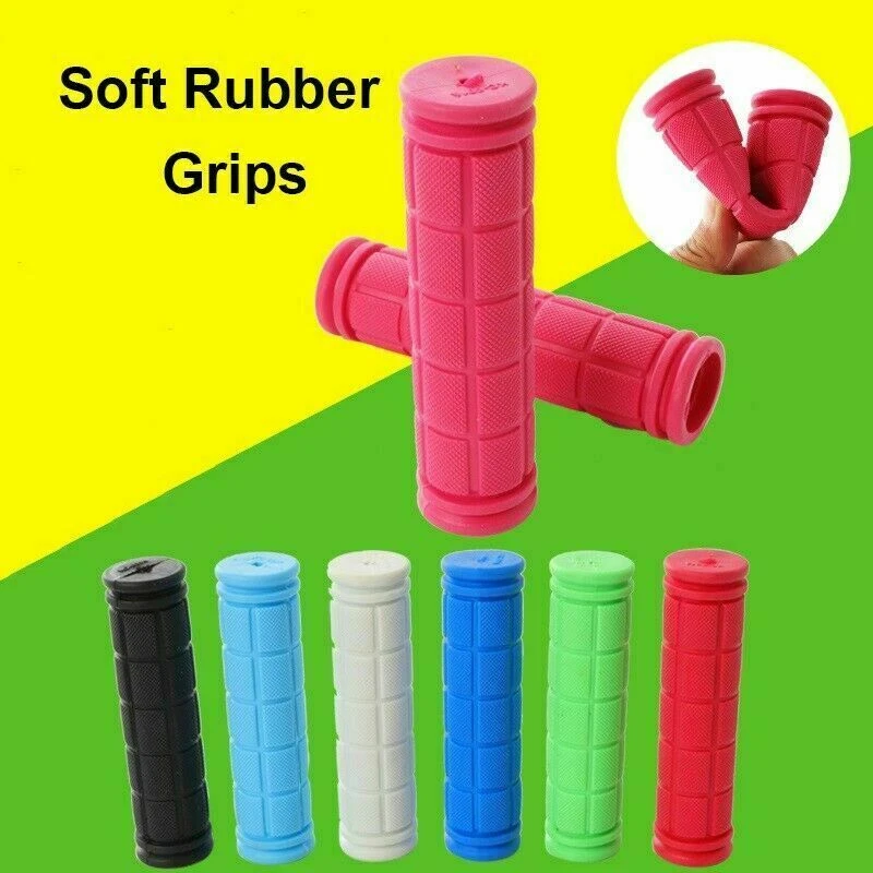 New Soft Bike Handle bar Grips Hand Grip MTB BMX Cycle Road Mountain Bicycle - Image 2 of 4