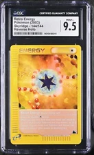 CGC 9.5 MINT+ Retro Energy 2003 Skyridge 144/144 Reverse Holo Pokemon Card