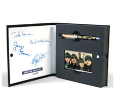 ACME Studio BEATLES "Beatles For Sale" Juego de bolígrafo y estuche para tarjetas NUEVO