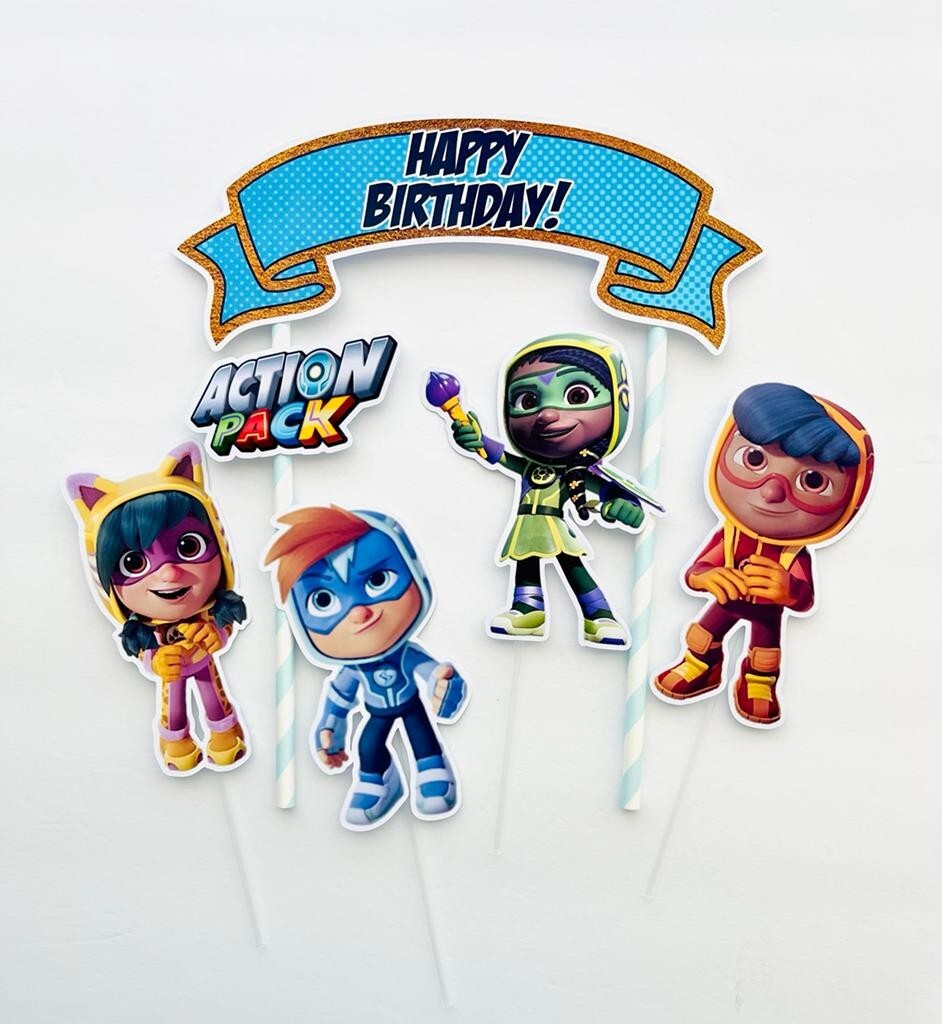 cake topper action