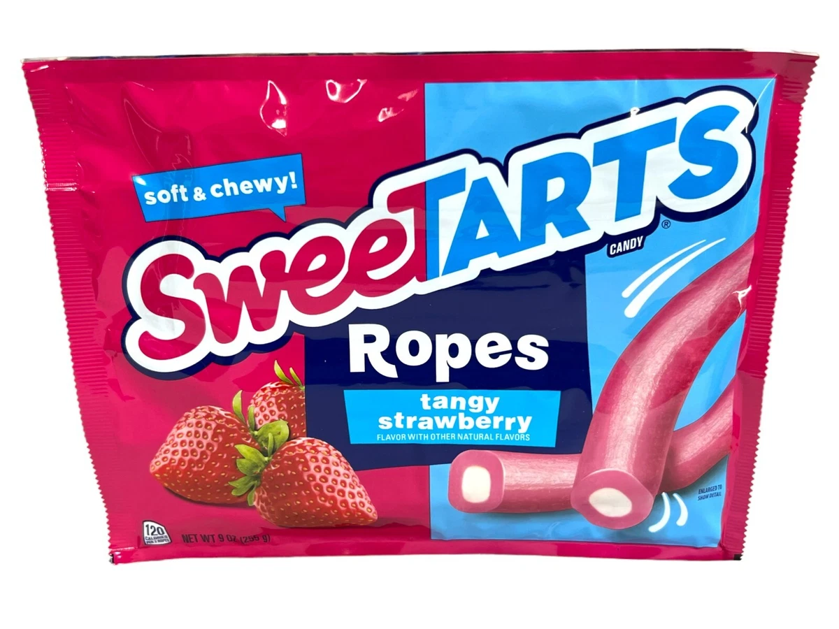 Sweetarts Soft & Chewy Tangy Strawberry Ropes Tangy Candy 9 oz Sweet Tarts