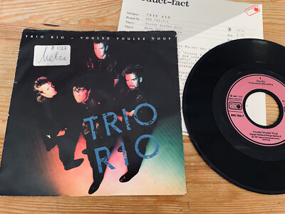 7'' Pop Trio Rio - Voulez Voulez Vous (2 Song) METRONOME Presskit / StoC