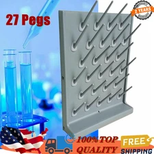 2pcs Lab Drying Rack 2pcs Bench-top/Wall-Mount Lab Glassware Dry Holder
