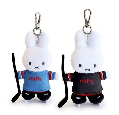 Official Miffy Winter Olympics Ice Hockey SET Plush Doll Keychain Bagcharm NEW